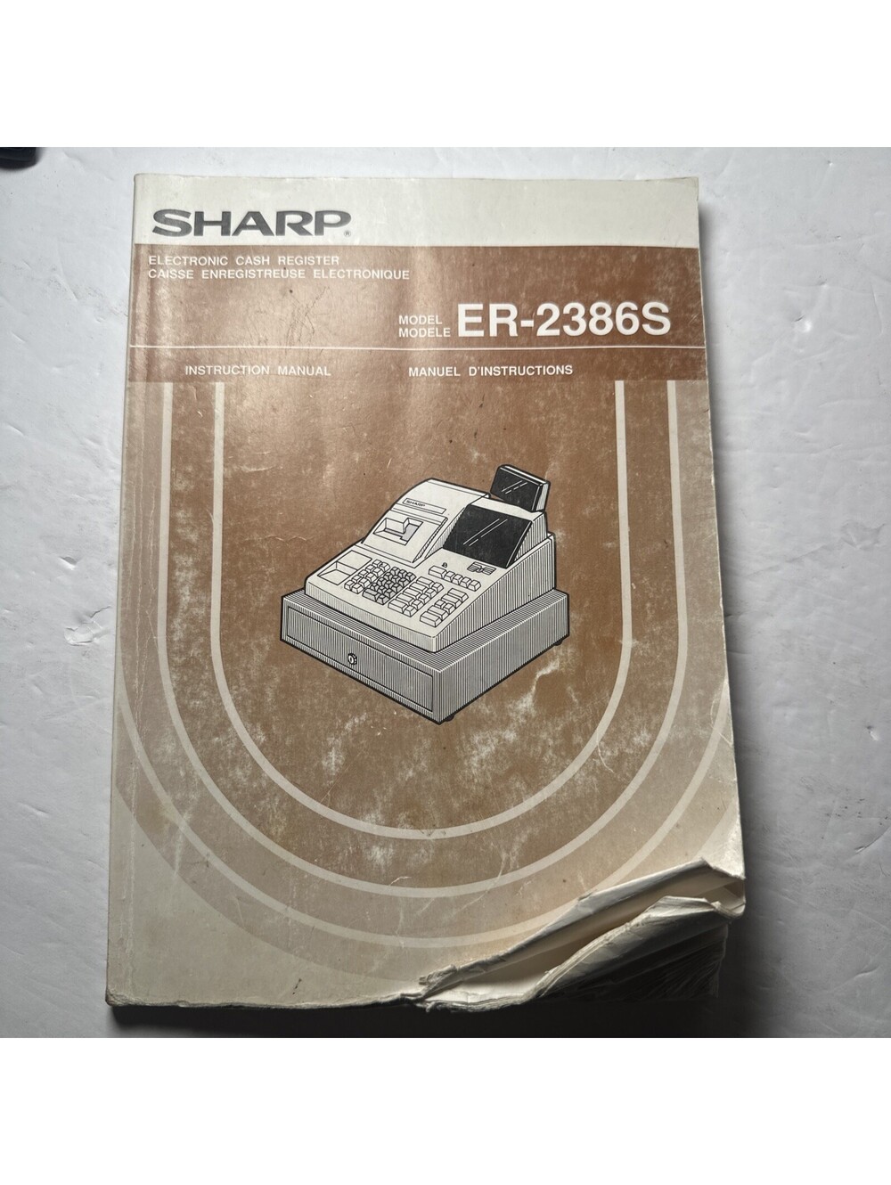SHARP POS TERMINAL ER-2386S CASH REGISTER INSTRUCTION MANUAL